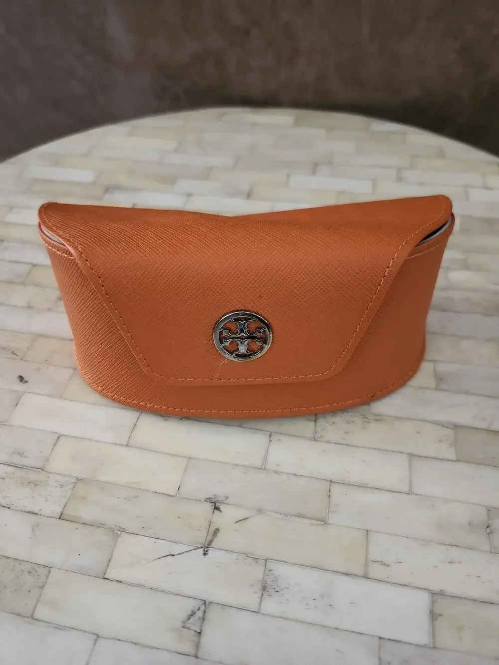 Tory Burch eyeglasses or sunglasses case EMPTY